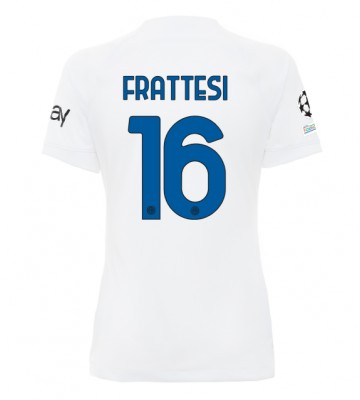 Inter Milan Davide Frattesi #16 Bortatröja Dam 2023-24 Kortärmad